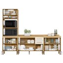 Ver imagem 3 de Conjunto de Cozinha Aria Modulado com 8 Portas 2 Gavetas Freijo/off White