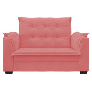 Sofá 2 Lugares Confortável Luxo 1,40m Marrocos Bellamado:rosa