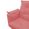 Sofá 2 Lugares Confortável Luxo 1,40m Marrocos Bellamado:rosa - 4