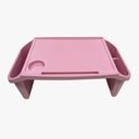Ver imagem 3 de Bandeja Hospitalar Multifuncional 45cm X 30cm Resistente Rosa