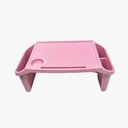 Ver imagem 1 de Bandeja Hospitalar Multifuncional 45cm X 30cm Resistente Rosa