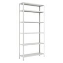 Ver imagem 1 de Estante de Aço com 06 Bandejas 30cm (26/20) – 1,98×0,90×0,30m – W3 – Cinza - 17011