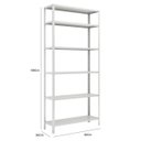 Ver imagem 2 de Estante de Aço com 06 Bandejas 30cm (26/20) – 1,98×0,90×0,30m – W3 – Cinza - 17011