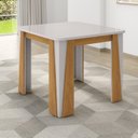 Ver imagem 5 de Conjunto de Mesa com 4 Cadeiras Opera Marrom/Marromle/Off White