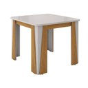 Ver imagem 7 de Conjunto de Mesa com 4 Cadeiras Opera Marrom/Marromle/Off White