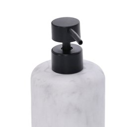 Kit com Porta-sabonete Líquido e Copo em Polirresina Branco - 4
