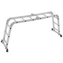 Ver imagem 5 de Escada articulada multifuncional aluminio com plataforma 4x3 12 degraus LS/AM0112DP Lignum