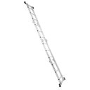 Ver imagem 2 de Escada articulada multifuncional aluminio com plataforma 4x3 12 degraus LS/AM0112DP Lignum