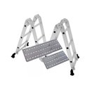 Ver imagem 1 de Escada articulada multifuncional aluminio com plataforma 4x3 12 degraus LS/AM0112DP Lignum