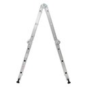 Ver imagem 3 de Escada articulada multifuncional aluminio com plataforma 4x3 12 degraus LS/AM0112DP Lignum