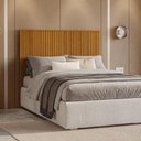 Ver imagem 1 de Painel Cabeceira Casal Ripado em MDF New Abrolhos