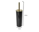 Ver imagem 2 de Escova Sanitária Preto e Dourado Aço Inox Fineza