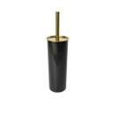 Ver imagem 1 de Escova Sanitária Preto e Dourado Aço Inox Fineza