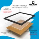 Ver imagem 4 de Quadro Moldura Decorativa 40x30 para Foto 30x40 C/ Vidro Sala Quarto