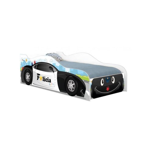 Cama Carro Infantil Quarto Divertido Menino Menina - Polícia Baby Polícia Baby