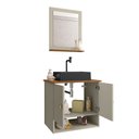 Ver imagem 3 de Gabinete Banheiro Deli Torino Prt Torneira Valv Click Black
