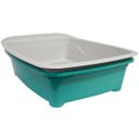 Ver imagem 1 de Caixa de Areia Higiênica Banheira Gato Bandeja Classic Plus com Grade Verde Furacão Pet 01005