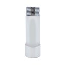 Ver imagem 1 de Extensor Aumento Prolongador Longo 7,3cm Cromado para Torneira e Chuveiro Rosca 1/2"