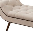 Ver imagem 5 de Puff Recamier 140cm Awa Linho Bege - Sallar Home