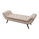 Ver imagem 6 de Puff Recamier 140cm Awa Linho Bege - Sallar Home