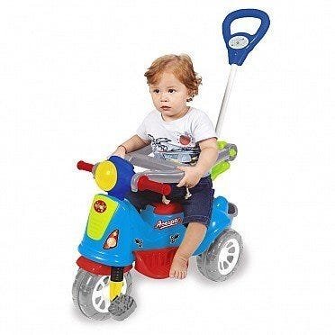 Triciclo Infantil Com Empurrador Avespa - Maral Pink - 2