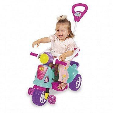 Triciclo Infantil Com Empurrador Avespa - Maral Pink