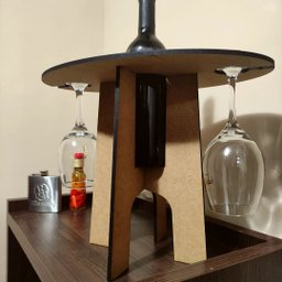 Mini Adega MDF para 1 garrafas - 2