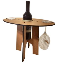 Mini Adega MDF para 1 garrafas - 1