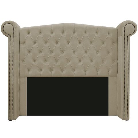 Cabeceira Estofada Veneza 160cm Bege