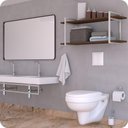 Ver mais imagens de Prateleira Estilo Industrial Banheiro Parede Gnd Bm 60cm
