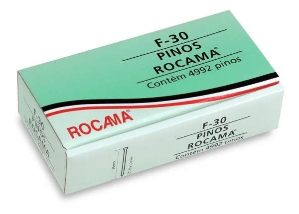 caixa com 4992 pinos originais Rocama F30