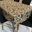 Ver imagem 1 de Toalha de Mesa Quadrada Gorgurinho Borboletas - 1,50 x1,50M