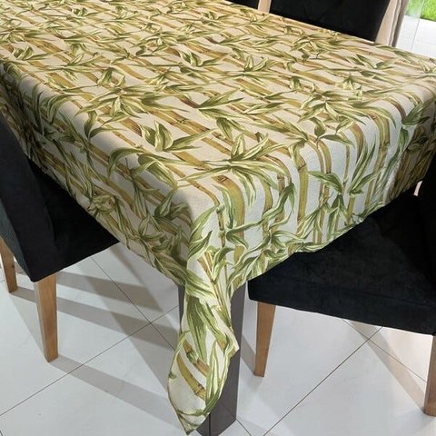 Toalha de Mesa Retangular Gorgurinho Bambú - 2,20M x 1,50M Largura