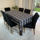 Ver imagem 4 de Toalha de Mesa Quadrada Gorgurinho Brasão Azul Marinho - 1,50 x1,50M