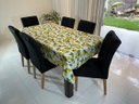 Ver imagem 2 de Toalha de Mesa Redonda Gorgurinho Limão Siciliano Fundo Branco - 1,50M