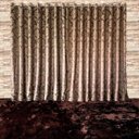 Ver imagem 4 de Cortina Tecido Jacquard Medalhão Marrom com Bege - 2,70 x 5,60m de Largura