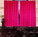 Ver imagem 5 de Cortina Tecido Jacquard Medalhão Pink - 1,80 x 2,80m de Largura