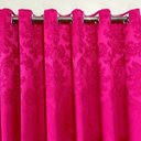Ver imagem 2 de Cortina Tecido Jacquard Medalhão Pink - 1,80 x 2,80m de Largura