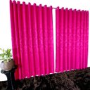 Ver imagem 3 de Cortina Tecido Jacquard Medalhão Pink - 2,30 x 2,80m de Largura