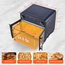 Ver imagem 6 de Elite Gourmet Eaf9010b Forno Air Fryer 23l French Door Preto