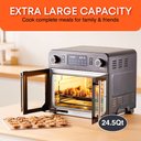 Ver imagem 3 de Elite Gourmet Eaf9010b Forno Air Fryer 23l French Door Preto