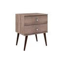 Ver imagem 1 de Mesa Cabeceira Casal RT 3032 c/ 2 Gavetas Rustico - Movelbento
