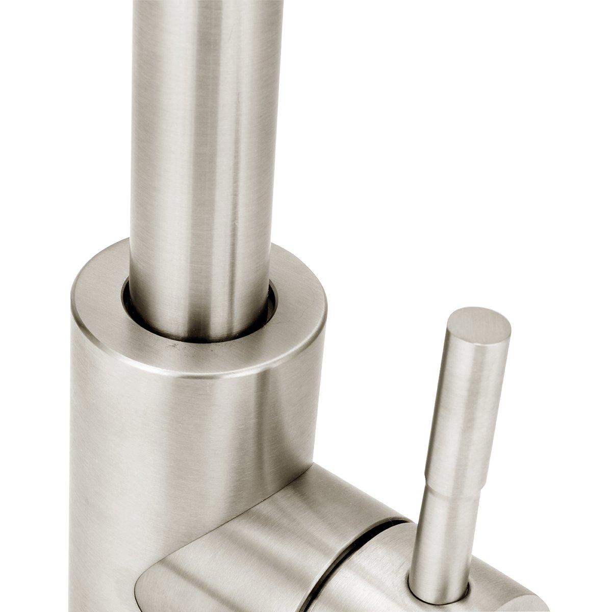 Torneira Cozinha Monocomando Inox Escovado Bica Movel - 2