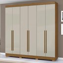 Ver imagem 2 de Guarda Roupa Casal 2030230 6 Portas 230 Cm Atacama Areia Armoveis