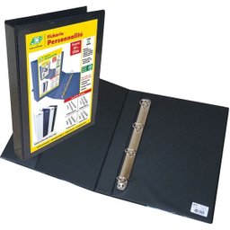 Pasta Personalite A4 45MM 4 Argolas Preta - 2 Pasta Personalite A4 45MM 4 Argolas Preta - 2