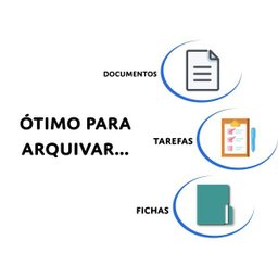 Pasta Grampo Trilho Plastica Oficio Cristal Delloplast - 1