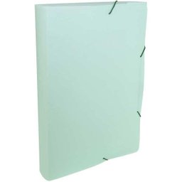 Pasta ABA Elastica Plastica Oficio 40MM Serena Verde Paste - 1