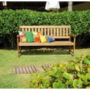 Ver imagem 2 de Banco 150 Ipanema com Encosto para Jardim - Stain Nogueira - Mestra