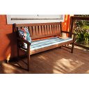 Ver imagem 3 de Banco 150 Ipanema com Encosto para Jardim - Stain Nogueira - Mestra