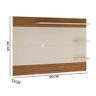 Painel Tv 72 Polegadas Off White Freijó Germai - 4